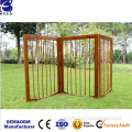 Wooden Pet Gate, Foldable & Freestanding, For Indoor Home & Office Use